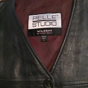 Leather vest